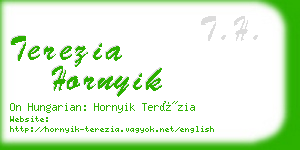 terezia hornyik business card